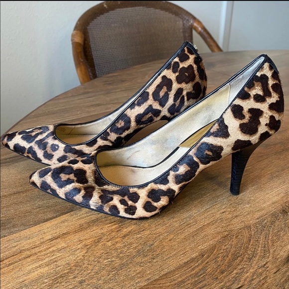 COPY - Michael Kors leopard print calf hair heels - Picture 4 of 12
